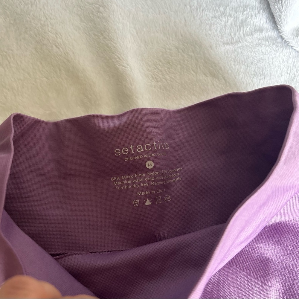 SET active purple leggings - Picture 5 of 7